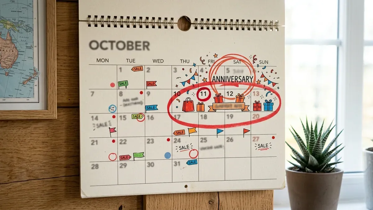 dates de l'anniversaire AliExpress