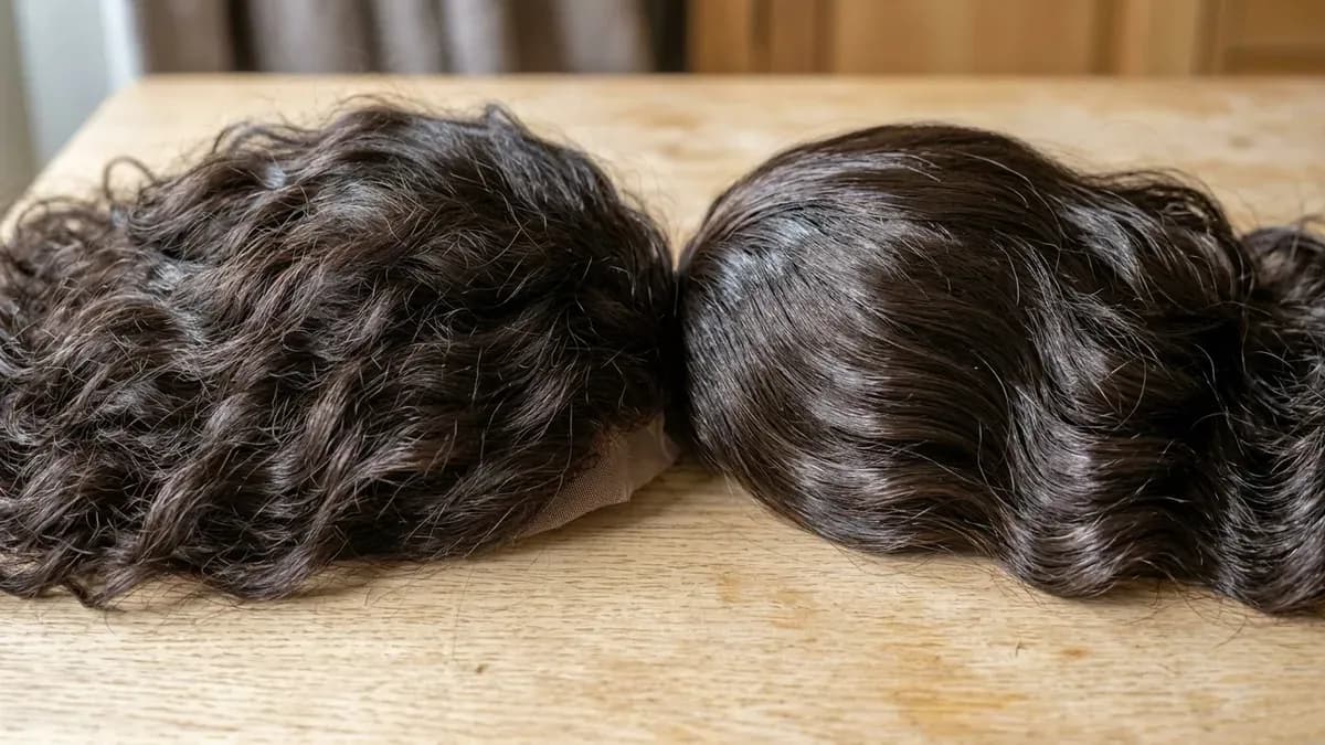 Comparaison entre cheveux naturels et synthétiques