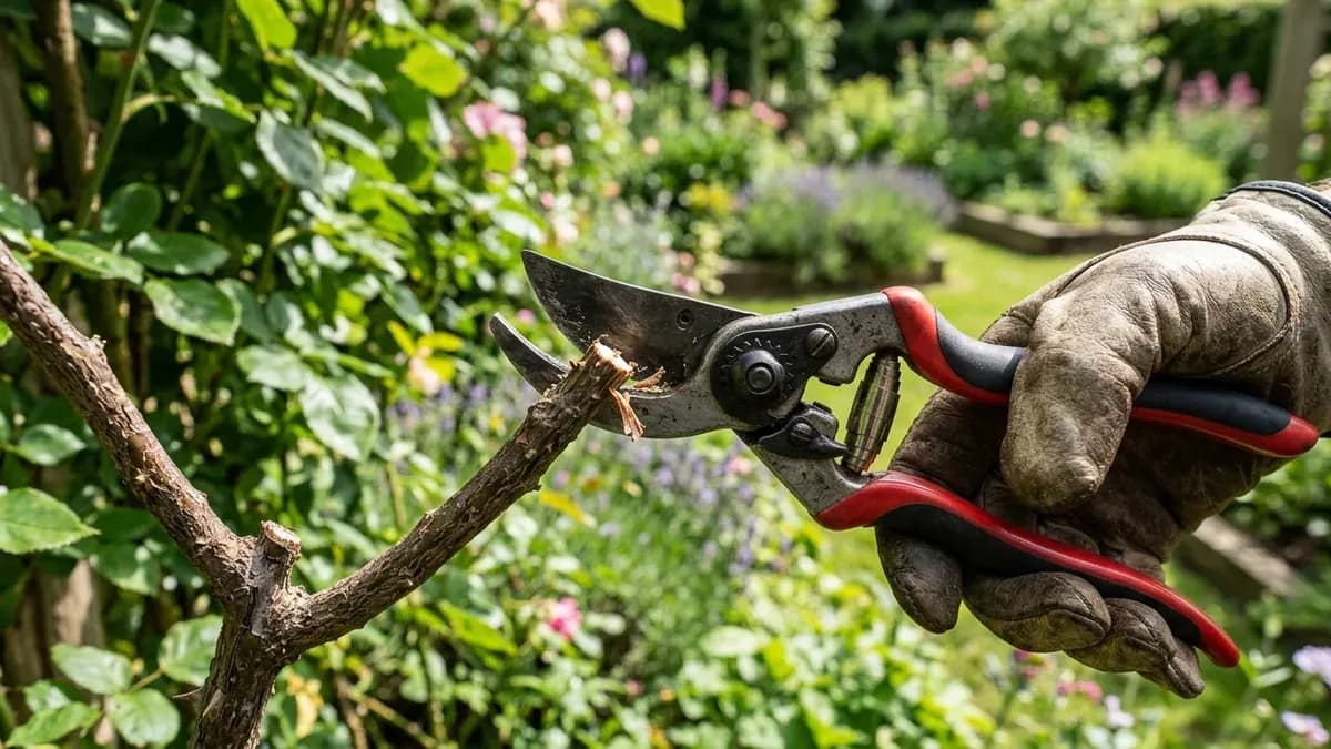 sécateur et outils d'élagage