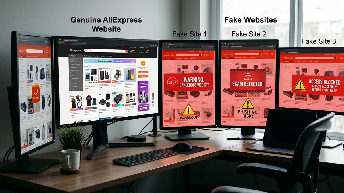 Attention aux faux sites AliExpress