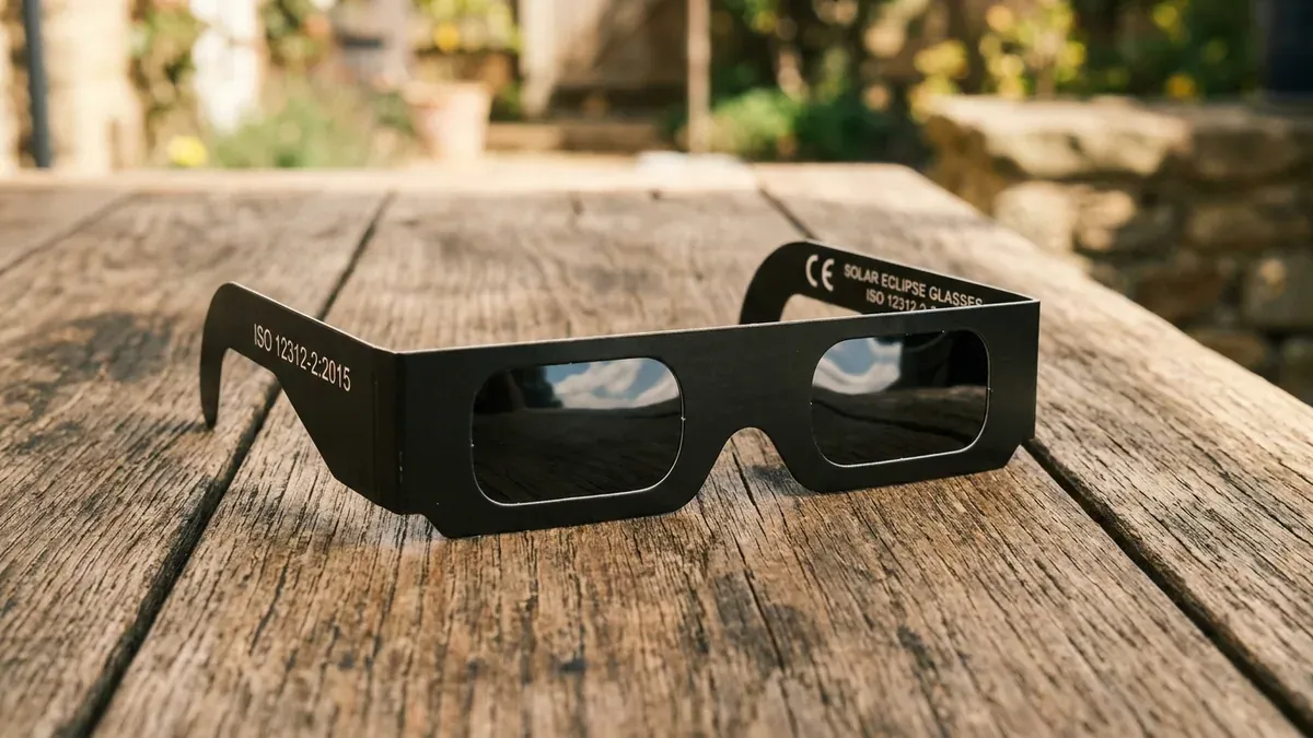 lunettes d'éclipse avec certification ISO
