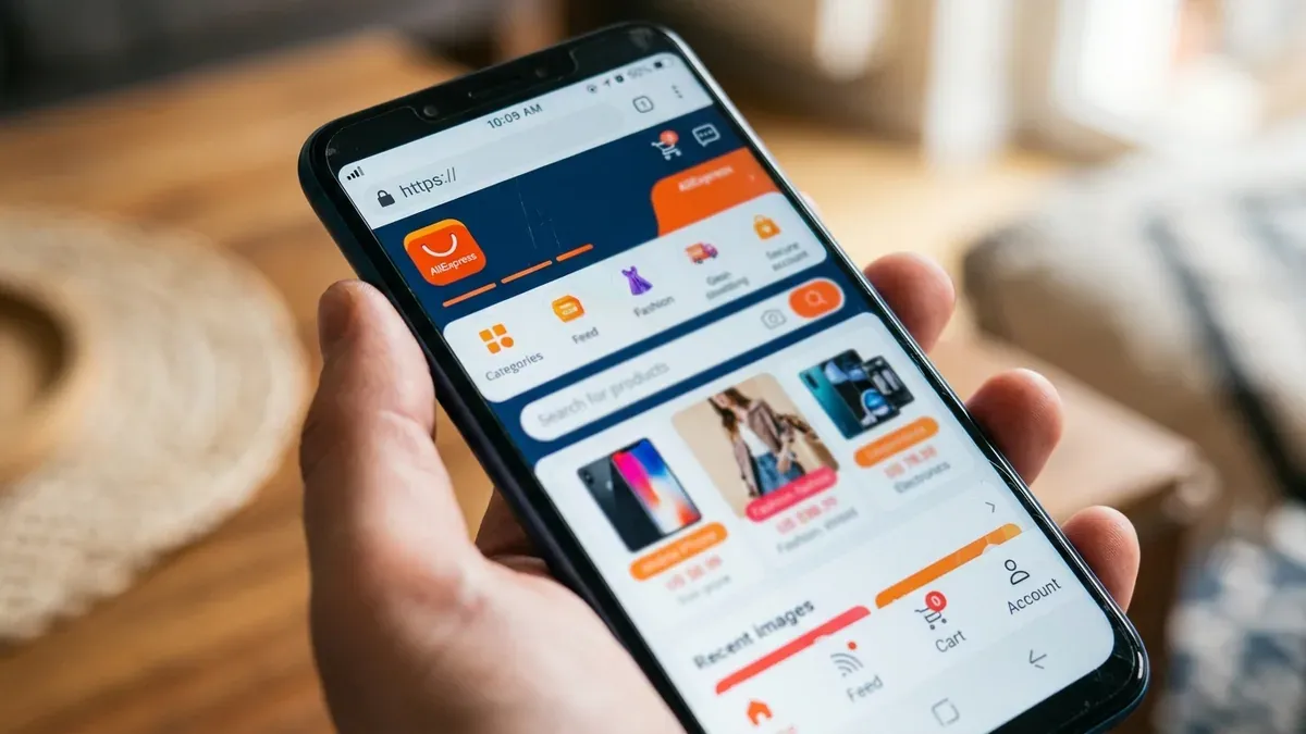 Reconnaître le site officiel d'AliExpress