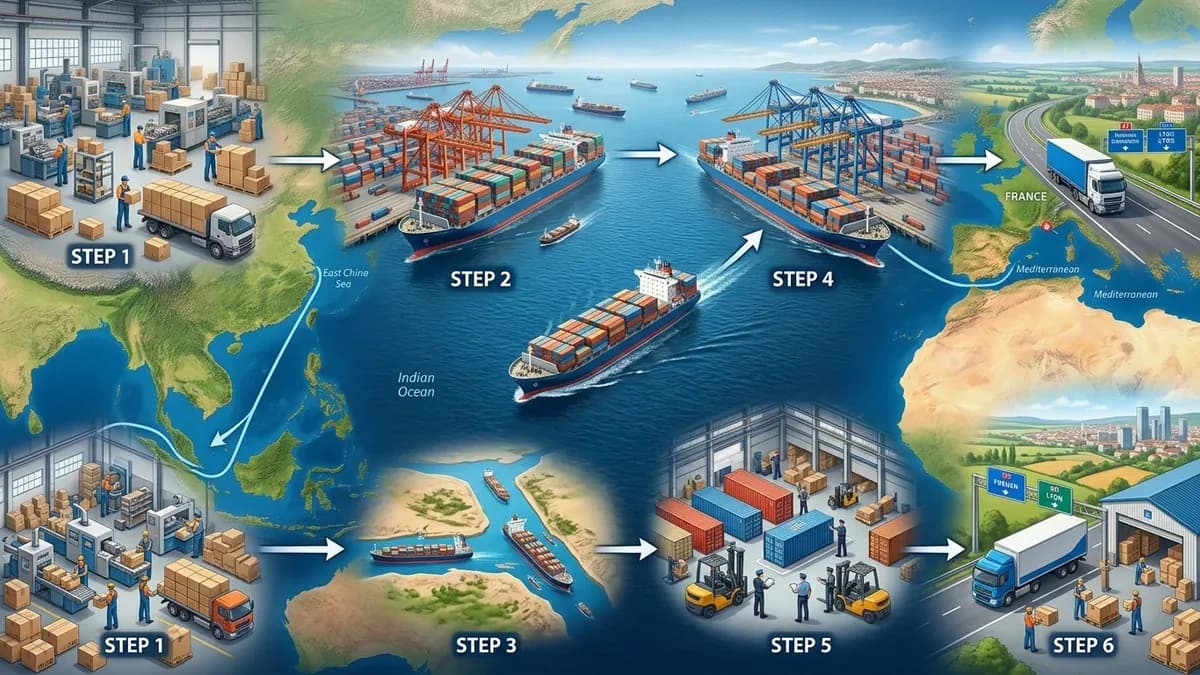 Processus d'acheminement des colis