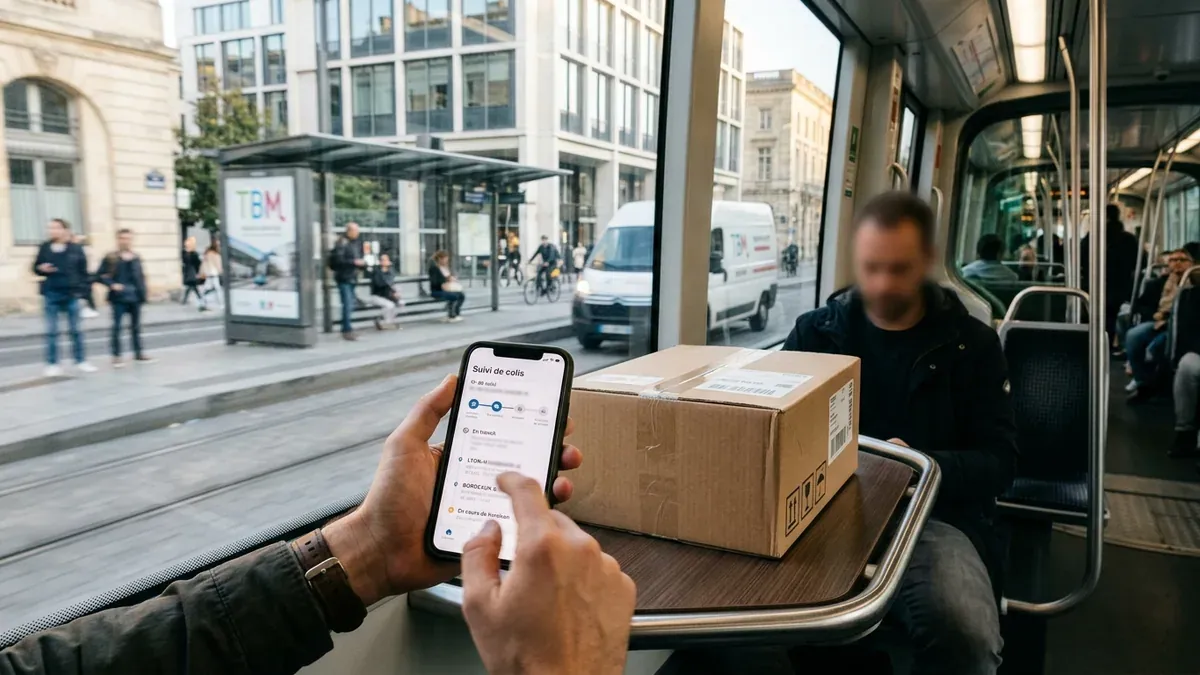Suivi AliExpress avec un colis en transit