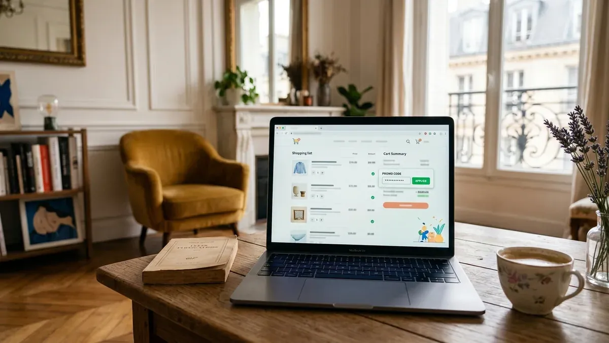 Utilisation d'un code promo sur AliExpress