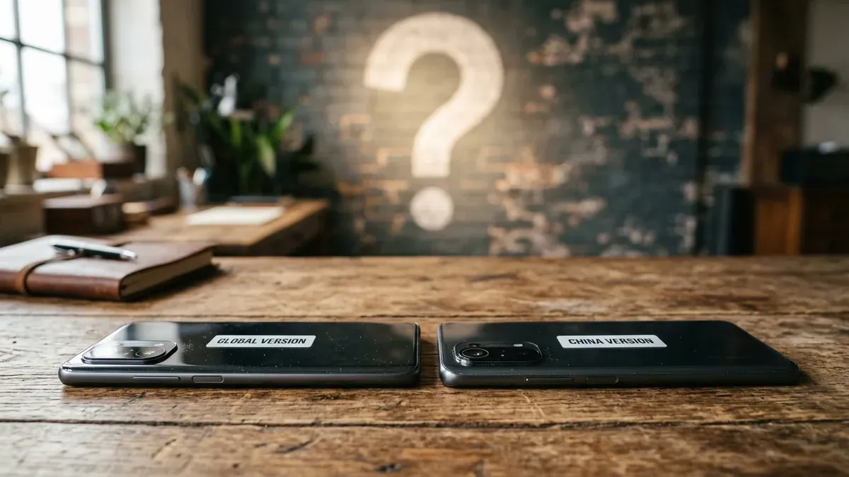 comparaison des versions globales et chinoises de Xiaomi